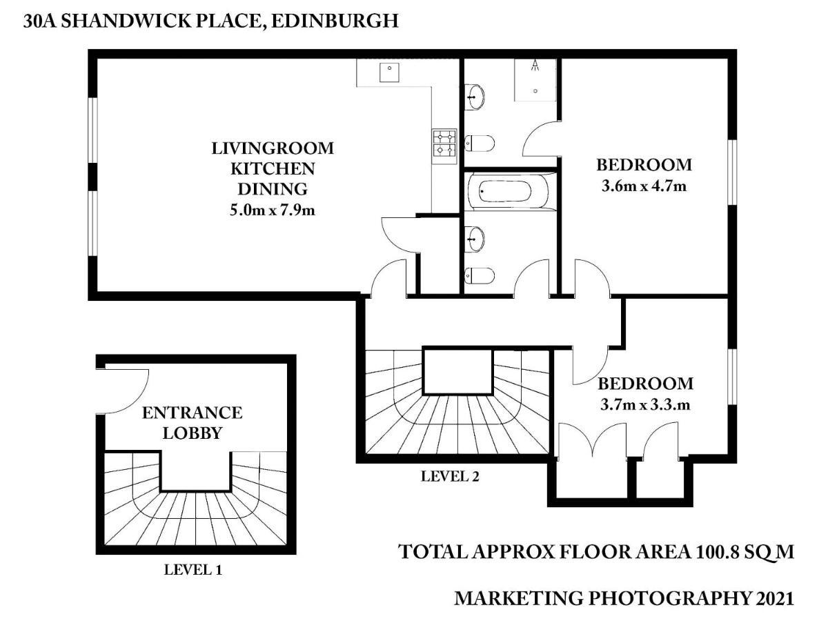 The Shandwick Place Residence No 2 Эдинбург Экстерьер фото